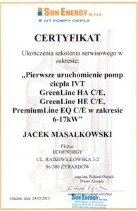 IVT pompy uruchomienia