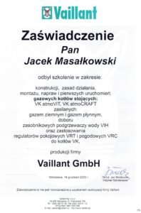 Vaillant gazowe stojące