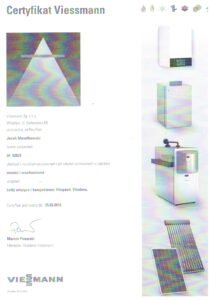 certyfikat Viessman